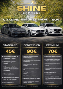 Photo de galerie - Tarifs véhicules auto