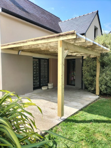 Photo de galerie - Pergola bois classe 4
