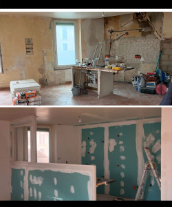 Photo de galerie - Mise en placo