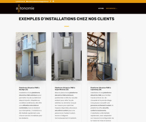 Photo de galerie - Réalisation d'un site web pour l'entreprise SUD AUTONOMIE
