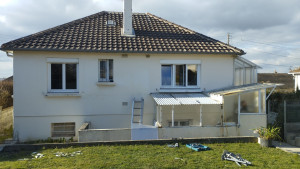 Photo de galerie - L'accès au garage avant les travaux.