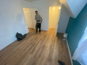 Photo de galerie - Pose de parquet