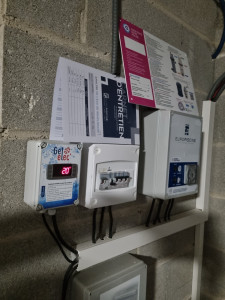 Photo de galerie - Installation et câblage tableau de piscine avec sonde de température 