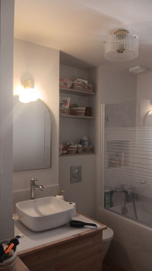 Photo de galerie - Travaux  aménagement  salle de bain 