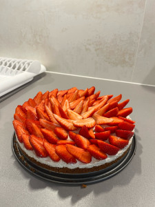 Photo de galerie - Tarte aux fraises sans cuisson