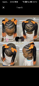 Photo de galerie - Bonjour je fais la coiffure enfants comme adultes différents modèles modèle ou coiffure merci 