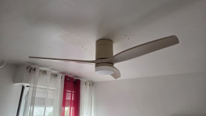 Photo de galerie - Installation ventilateur plafonnier 