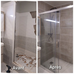 Photo de galerie - Transformation salle de bain