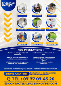 Photo de galerie - Nos prestations