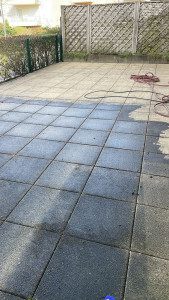 Photo de galerie - Nettoyage terrasse 