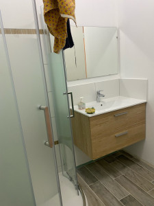 Photo de galerie - Pose et raccordement meuble, douche et wc
