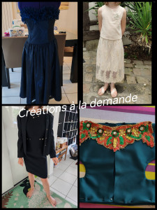 Photo de galerie - Créations robes de soirée, tailleur, habits pour marionnette thaïlandaise