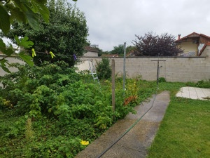 Photo de galerie - Le jardin  du client  avant  mon passage 