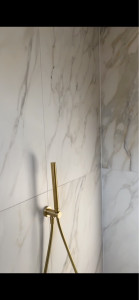 Photo de galerie - Pose de robinetterie encastrée 