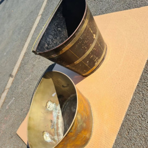 Photo de galerie - SCEAU A CHAMPAGNE DES ANNEES 1800 REPRISE FISSURE 