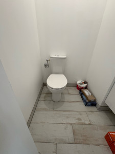 Photo de galerie - Pose d’un WC standard