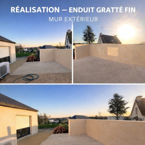 Photo de galerie - Enduit Gratteé Fin