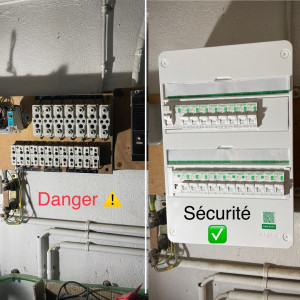 Photo de galerie - Rénovation d’une installation électrique 