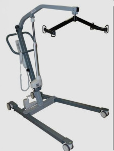 Photo de galerie - Utilisation du lève malade 
