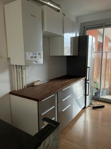 Photo de galerie - Amélioration d’un vieux appartement pour un meilleur agencement de la cuisine 