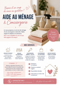 Photo de galerie - Service aide à domicile et conciergerie 