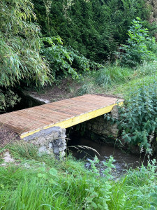 Photo de galerie - Rénovation pont en bois