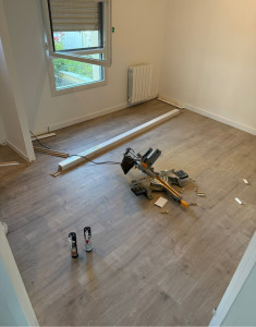 Photo de galerie - Pose de parquet - Revêtement de sol