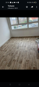 Photo de galerie - Pose de parquet - Revêtement de sol