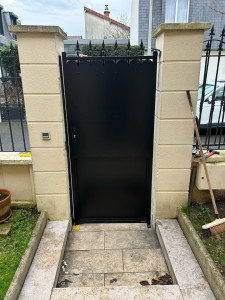 Photo de galerie - Pose d’un portillon 