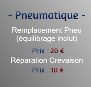 Photo de galerie - Prix pour 1 pneumatique 
