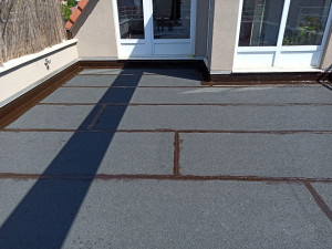 Photo de galerie - Réfection d'une étanchéité bitumineuse sur un garage