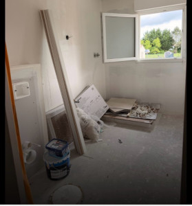 Photo de galerie - Rénovation salle d’eau (avant)