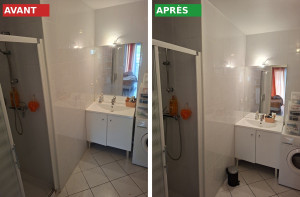 Photo de galerie - Nettoyage complet de salle de bains 