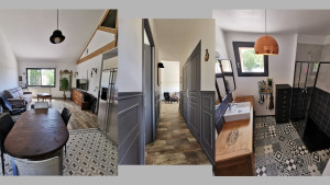 Photo de galerie - Rénovation totale d'une maison, incluant isolation, placo, peintures, décoration