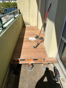 Photo de galerie - Remplacement d’une terrasse en Carrelage par une terrasse bois