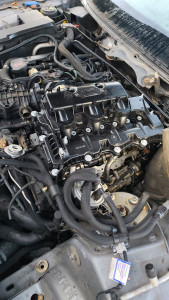 Photo de galerie - Remontage du nouveau collecteur d'admission jaguar xf 