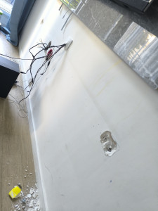 Photo de galerie - Rebouchage de trous 