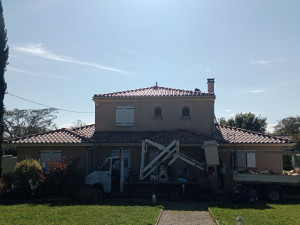 Photo de galerie - Peinture façade et nettoyage 