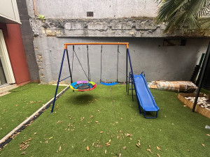 Photo de galerie - Montage d’une balançoire 