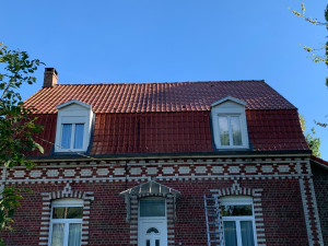 Photo de galerie - Nettoyage toit en tuile 