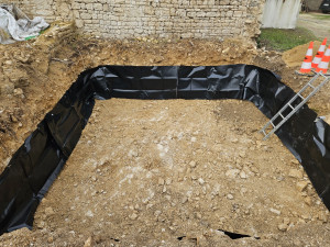 Photo de galerie - Réalisation d'un épandage 5x5 aux normes actuelles 