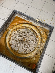 Photo de galerie - Bac à graisse avant intervention 