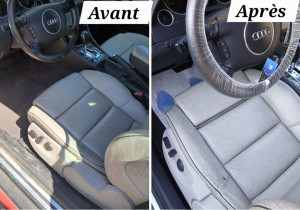 Photo de galerie - Nettoyage intérieur Audi s4