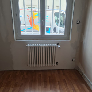 Photo de galerie - Remplacement radiateur chauffage central 