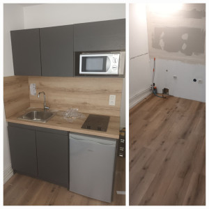 Photo de galerie - Montage cuisine  kit