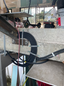 Photo de galerie - Passage de gaines pour led escalier