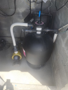 Photo de galerie - Installation filtre a sable 