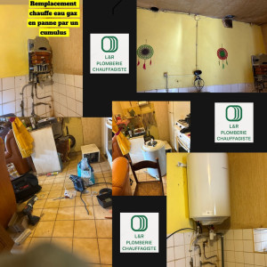 Photo de galerie - Remplacement d’un chauffe-eau à gaz par un chauffe-eau électrique