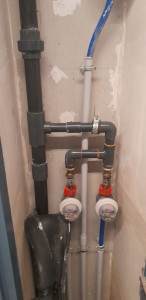 Photo de galerie - Réparation colonne pvc pression 