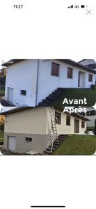 Photo de galerie - Peinture, ravalement façade prix imbattable